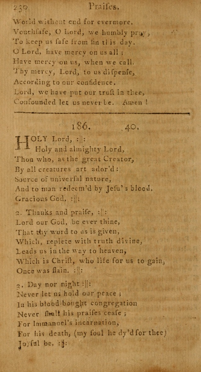 A Hymn and Prayer-Book: for the use of such Lutheran churches as Use the English language page 230