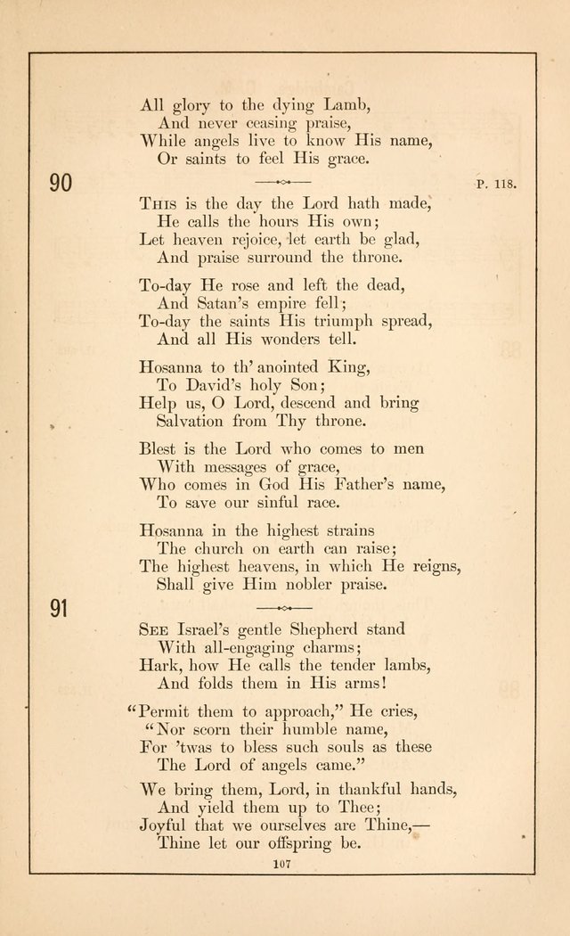 Hymnal of the Presbyterian Church page 105