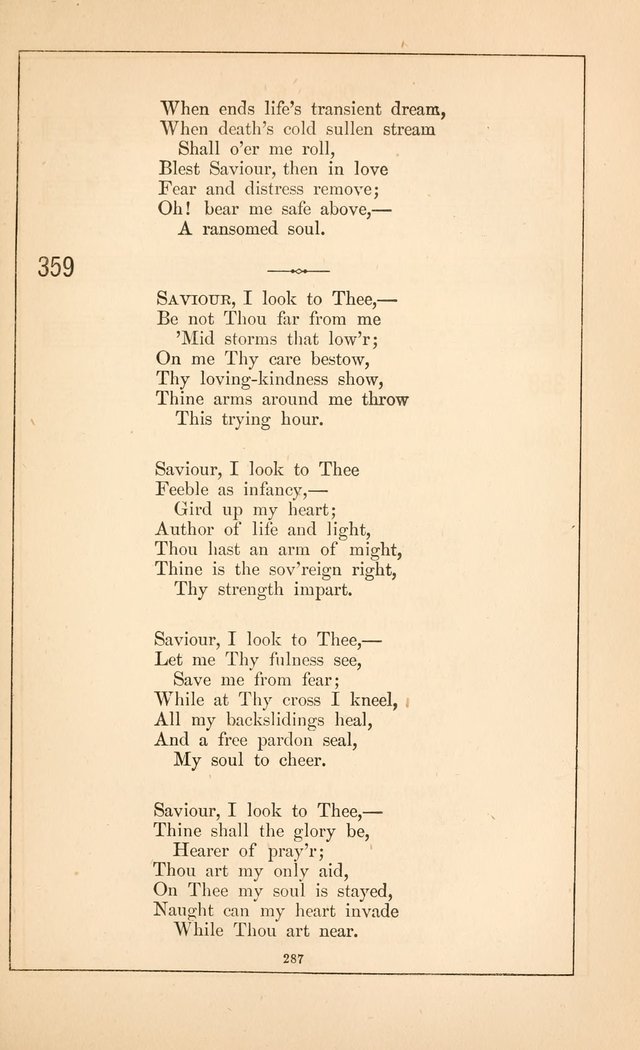 Hymnal of the Presbyterian Church page 285