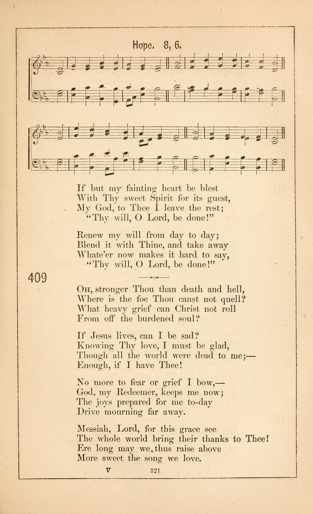 Hymnal of the Presbyterian Church page 319