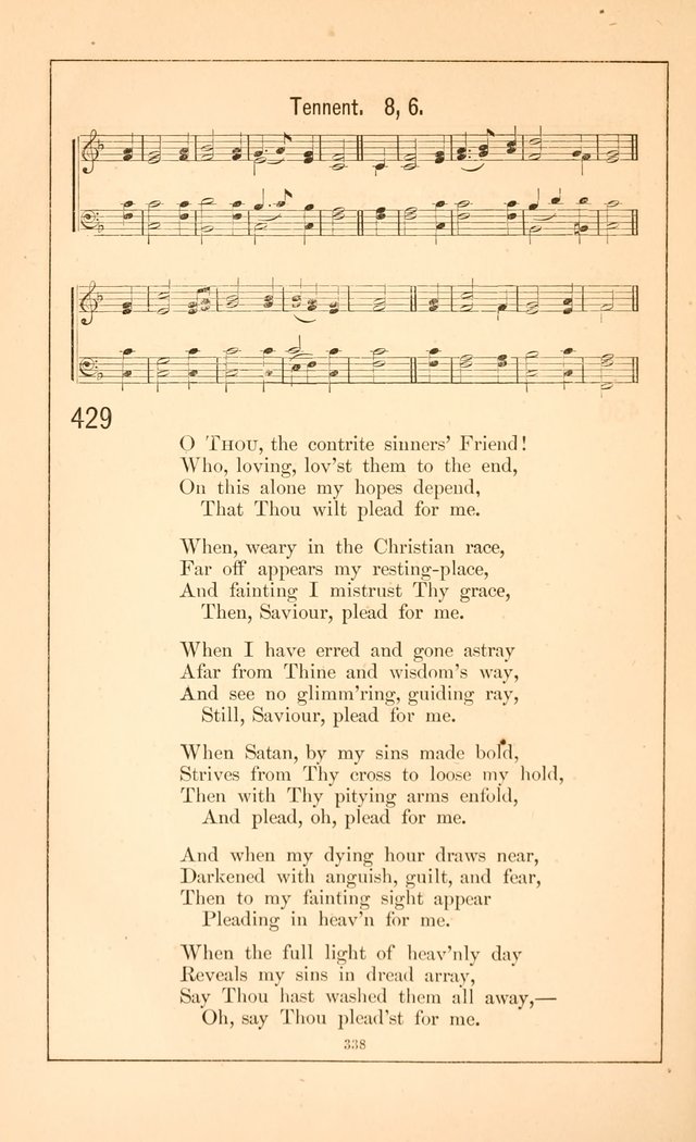 Hymnal of the Presbyterian Church page 336