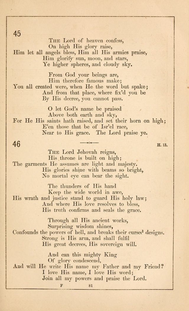 Hymnal of the Presbyterian Church page 79