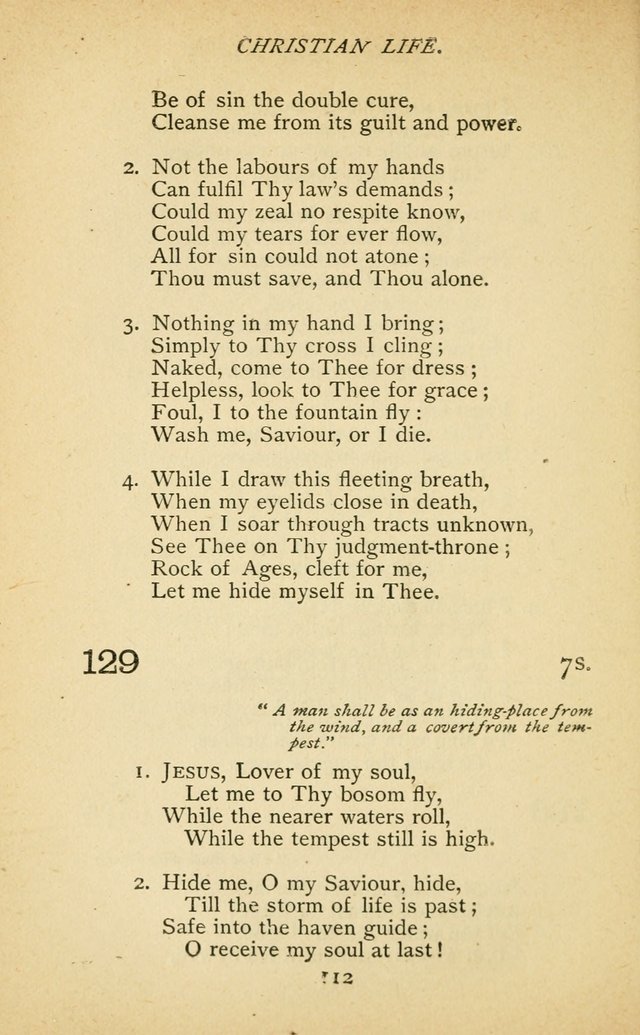 Hymnal of the Presbyterian Church in Canada page 112