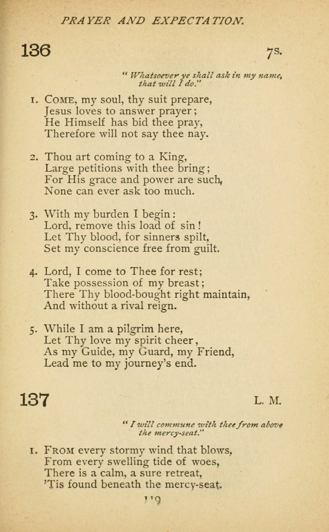Hymnal of the Presbyterian Church in Canada page 119