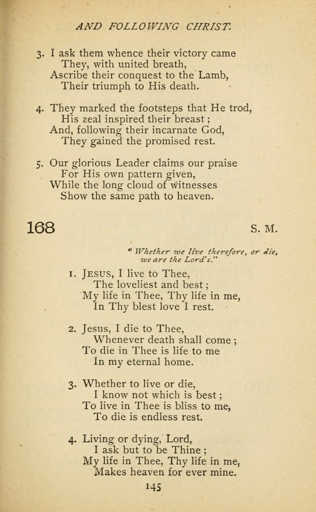 Hymnal of the Presbyterian Church in Canada page 145