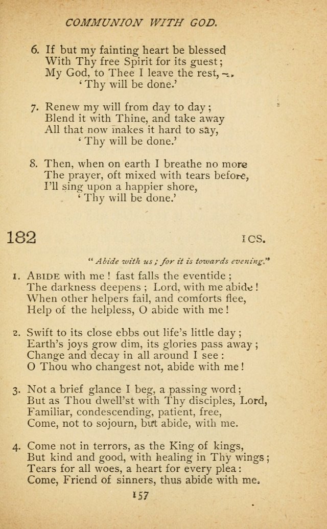 Hymnal of the Presbyterian Church in Canada page 157