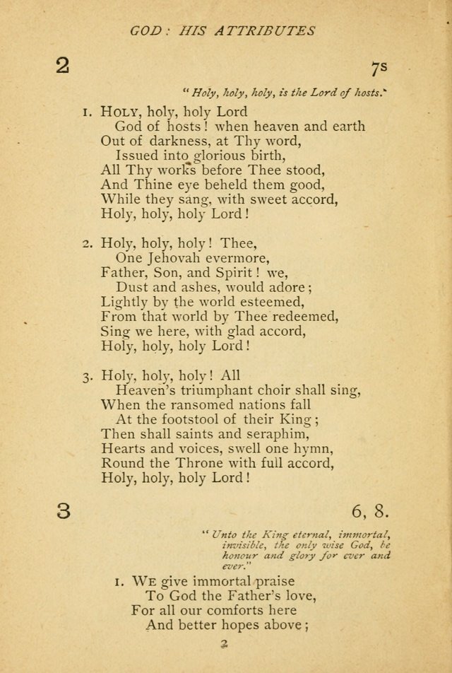 Hymnal of the Presbyterian Church in Canada page 2