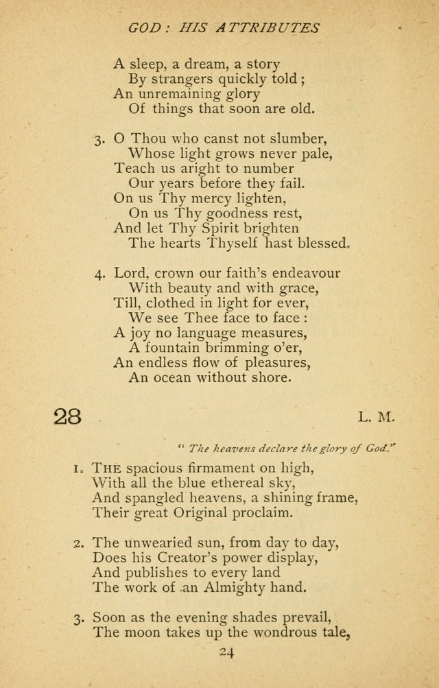 Hymnal of the Presbyterian Church in Canada page 24