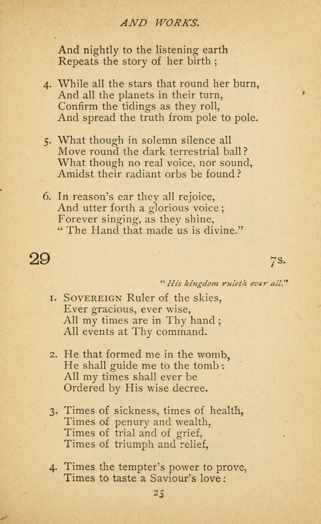 Hymnal of the Presbyterian Church in Canada page 25