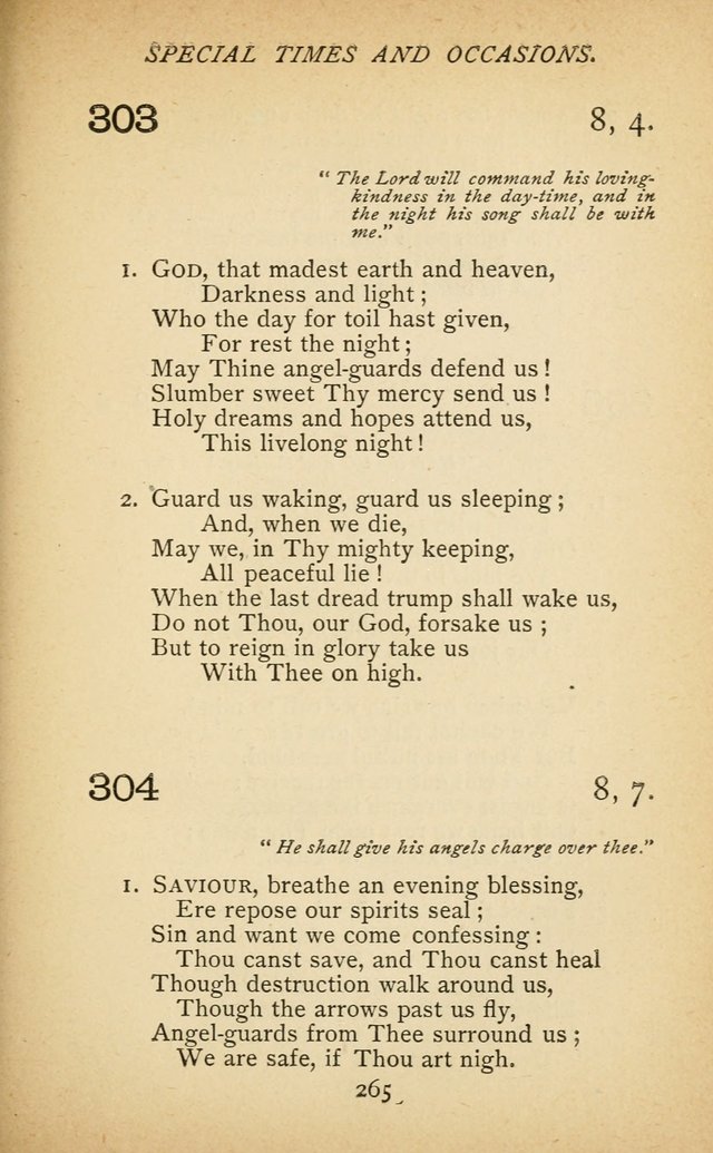 Hymnal of the Presbyterian Church in Canada page 265