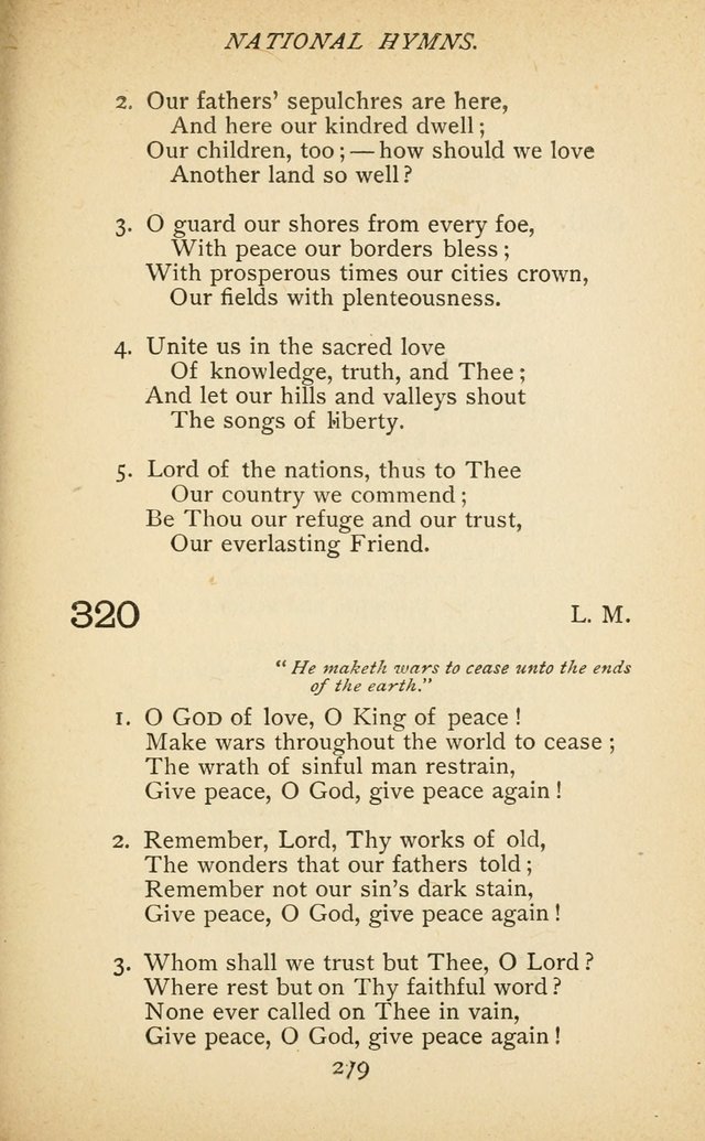 Hymnal of the Presbyterian Church in Canada page 279