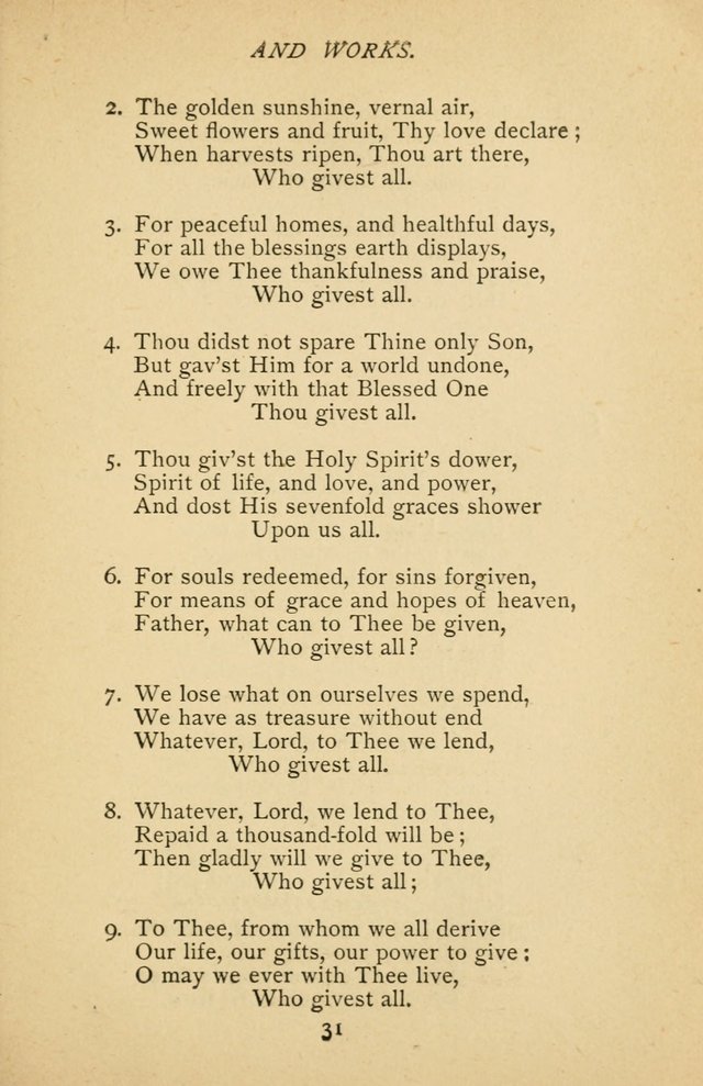 Hymnal of the Presbyterian Church in Canada page 31