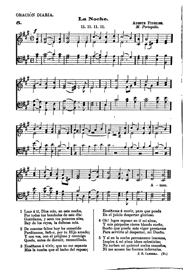 Himnario provisional con los cánticos: Según el uso de la Iglesia Episcopal Americana, para Congregaciones Españoles page 10