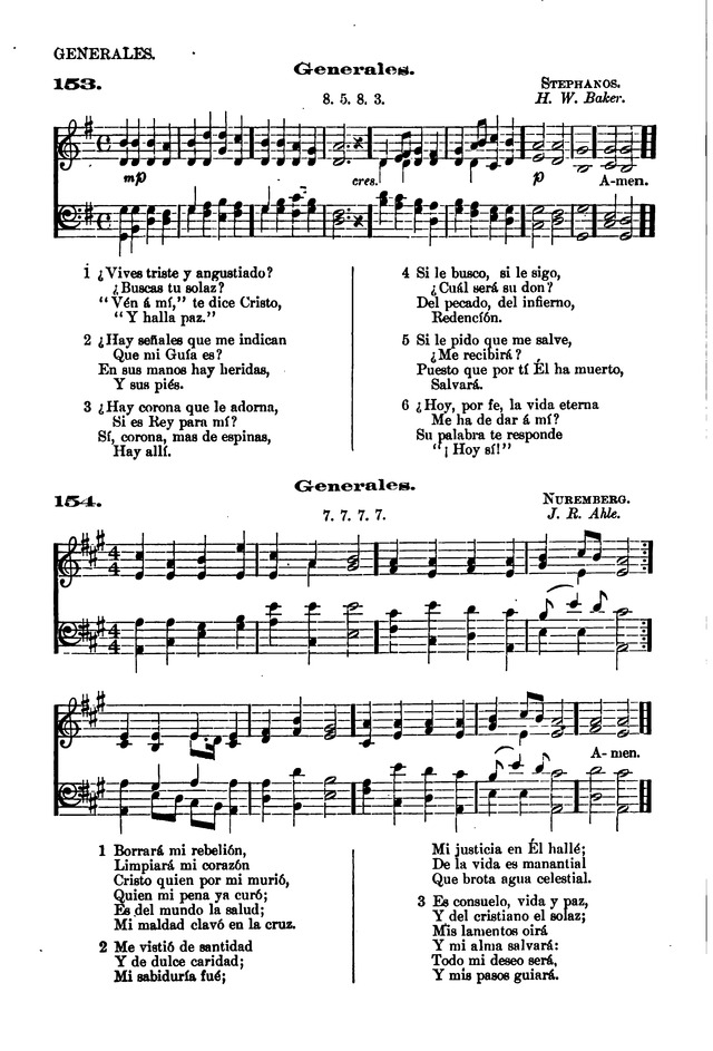 Himnario provisional con los cánticos: Según el uso de la Iglesia Episcopal Americana, para Congregaciones Españoles page 116