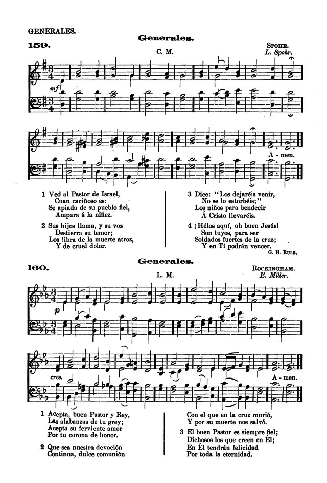 Himnario provisional con los cánticos: Según el uso de la Iglesia Episcopal Americana, para Congregaciones Españoles page 121