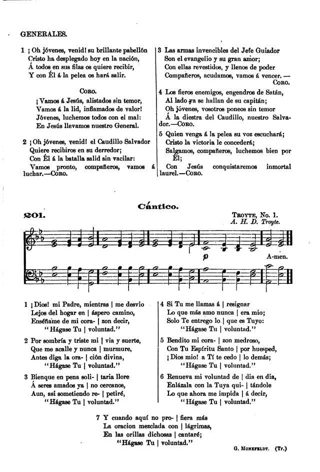 Himnario provisional con los cánticos: Según el uso de la Iglesia Episcopal Americana, para Congregaciones Españoles page 151