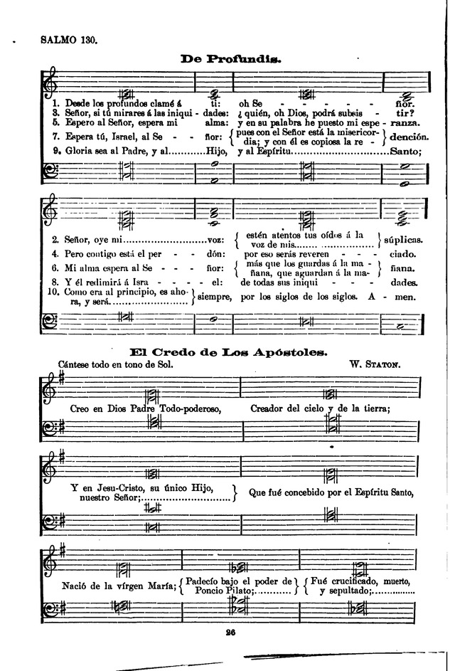 Himnario provisional con los cánticos: Según el uso de la Iglesia Episcopal Americana, para Congregaciones Españoles page 178