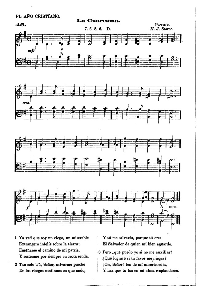 Himnario provisional con los cánticos: Según el uso de la Iglesia Episcopal Americana, para Congregaciones Españoles page 42