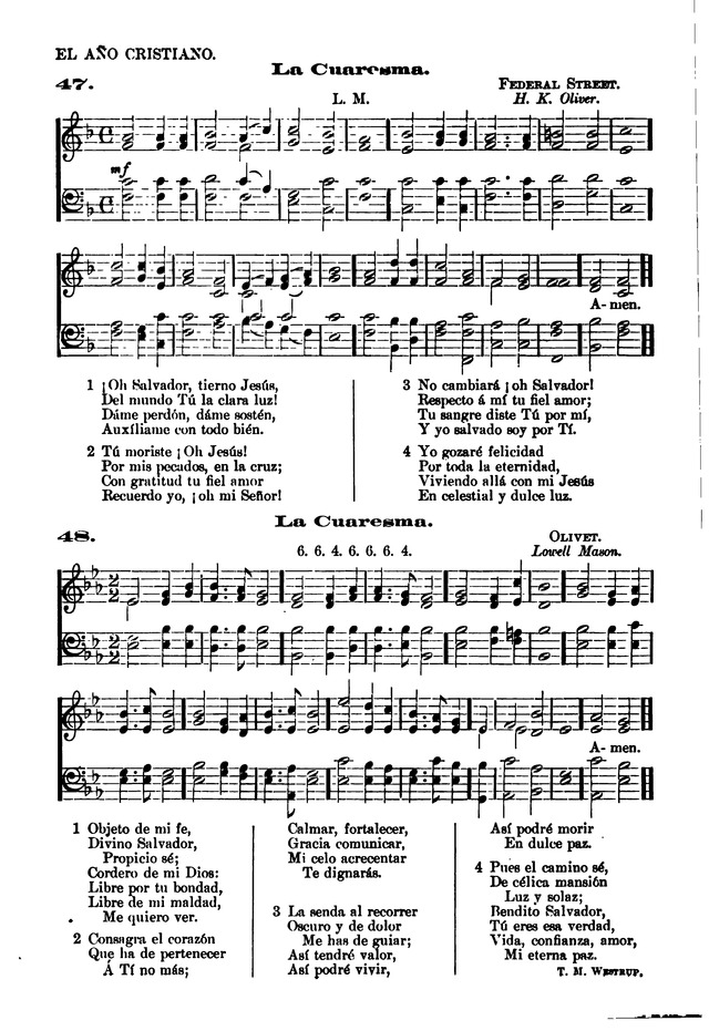 Himnario provisional con los cánticos: Según el uso de la Iglesia Episcopal Americana, para Congregaciones Españoles page 44