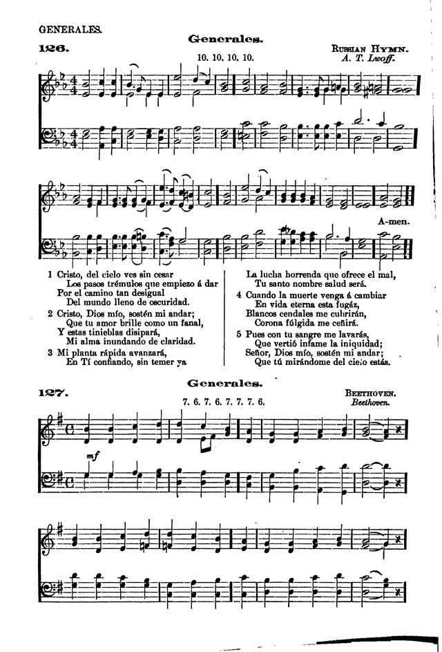 Himnario provisional con los cánticos: Según el uso de la Iglesia Episcopal Americana, para Congregaciones Españoles page 98
