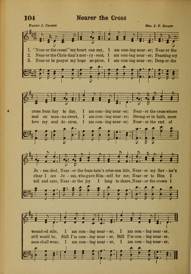 Hymns of Praise: for the Church and Sunday School page 104
