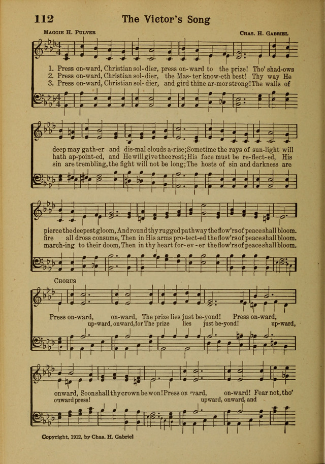 Hymns of Praise: for the Church and Sunday School page 112