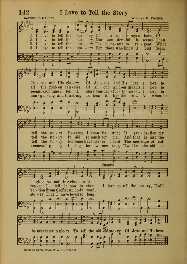 Hymns of Praise: for the Church and Sunday School page 142