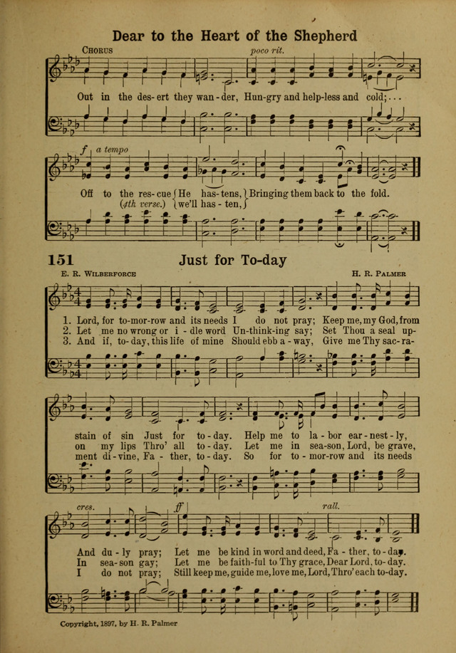 Hymns of Praise: for the Church and Sunday School page 151