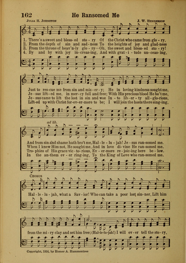 Hymns of Praise: for the Church and Sunday School page 162