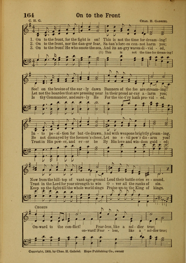 Hymns of Praise: for the Church and Sunday School page 164