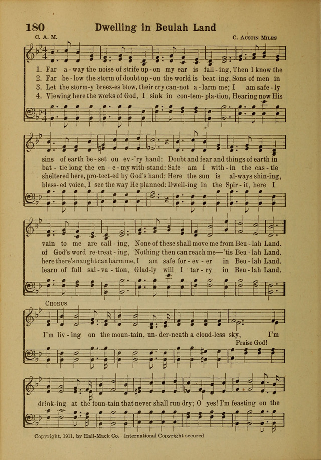 Hymns of Praise: for the Church and Sunday School page 180
