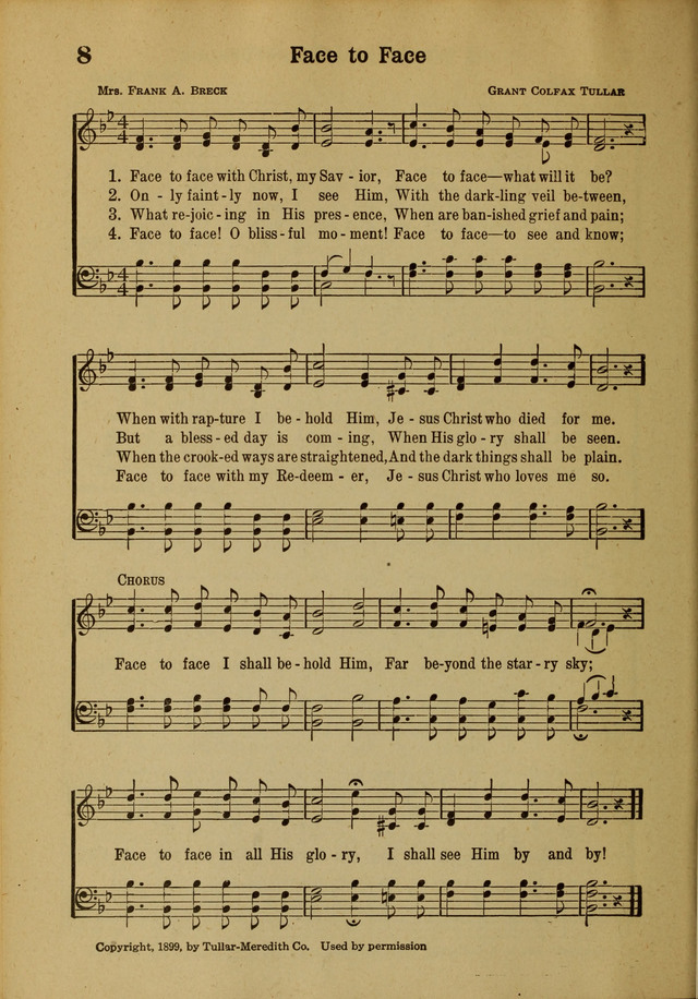 Hymns of Praise: for the Church and Sunday School page 8