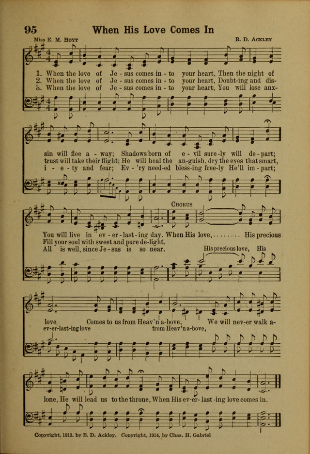 Hymns of Praise: for the Church and Sunday School page 95