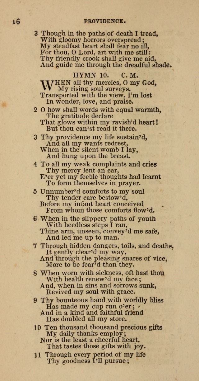 Hymns of the Protestant Episcopal Church of the United States, as authorized by the General Convention: with an additional selection page 16
