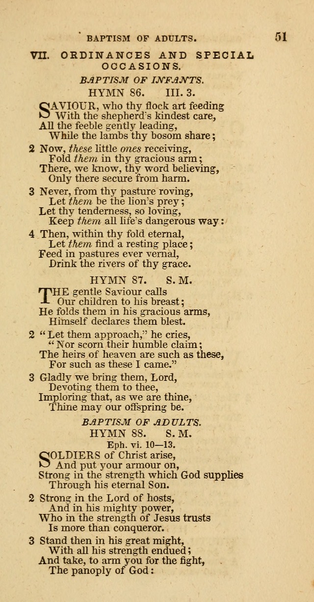 Hymns of the Protestant Episcopal Church of the United States, as authorized by the General Convention: with an additional selection page 51
