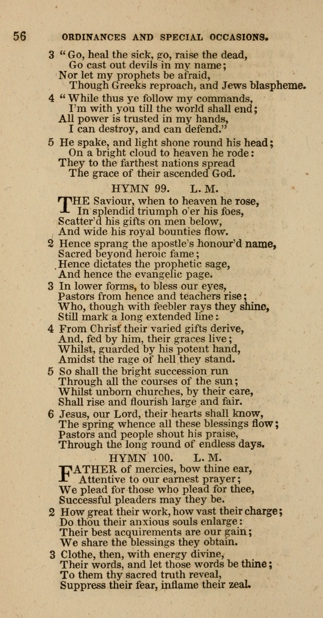 Hymns of the Protestant Episcopal Church of the United States, as authorized by the General Convention: with an additional selection page 56