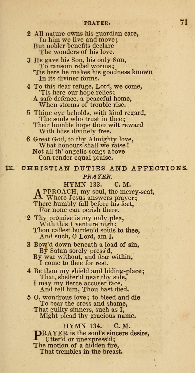 Hymns of the Protestant Episcopal Church of the United States, as authorized by the General Convention: with an additional selection page 71