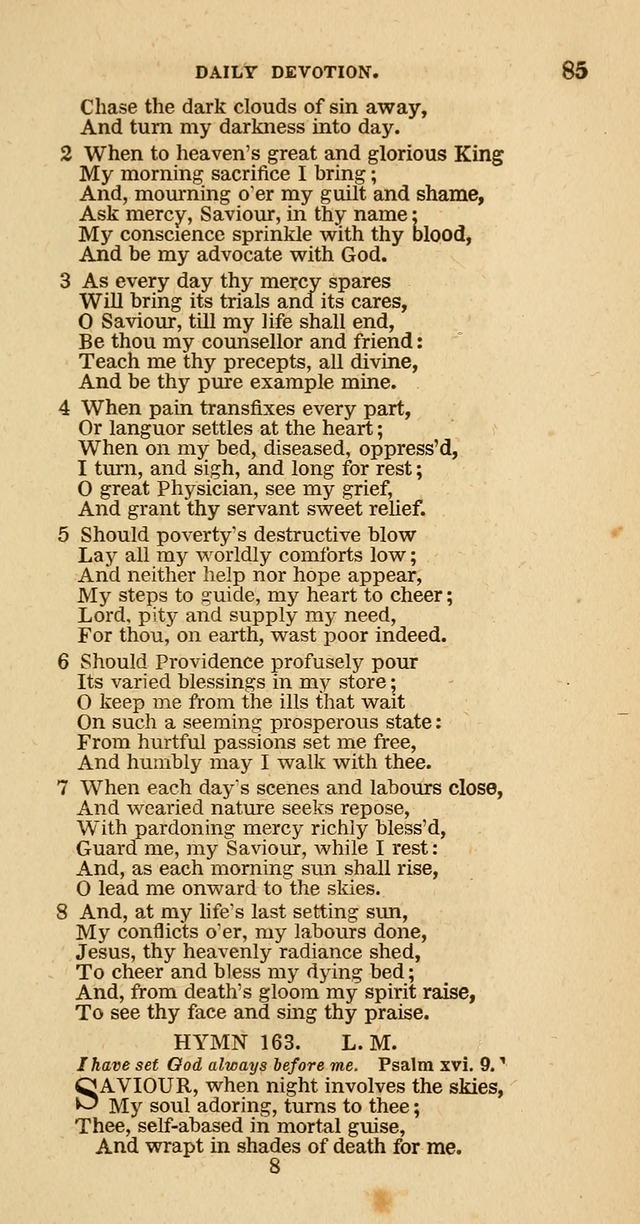 Hymns of the Protestant Episcopal Church of the United States, as authorized by the General Convention: with an additional selection page 85