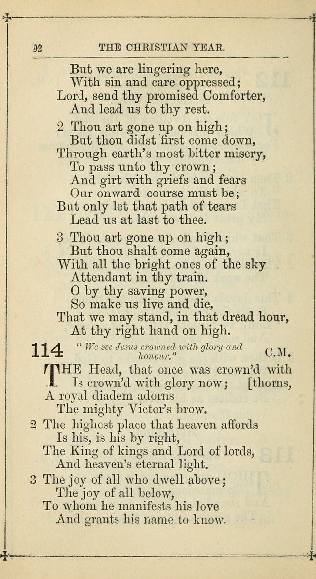 Hymnal: according to the use of the Protestant Episcopal Church in the United States of America : Revised edition (1874) page 107