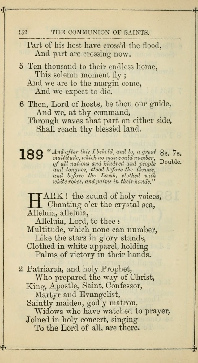 Hymnal: according to the use of the Protestant Episcopal Church in the United States of America : Revised edition (1874) page 167