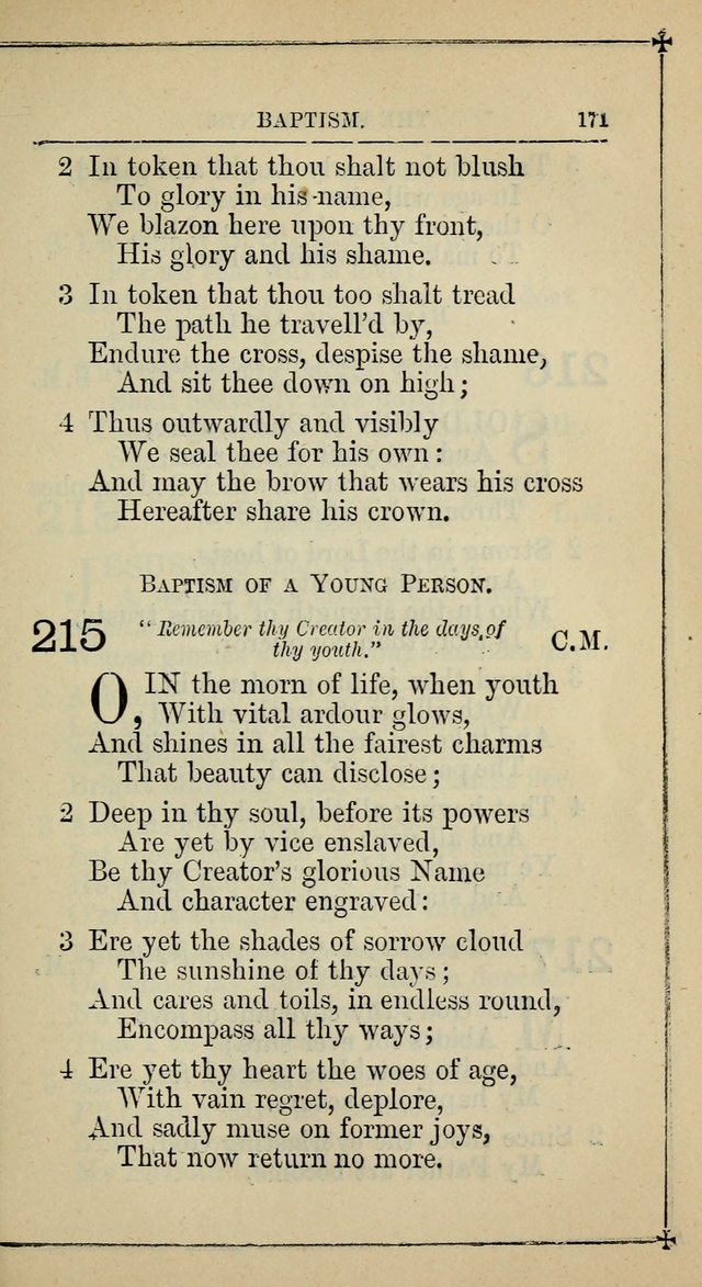 Hymnal: according to the use of the Protestant Episcopal Church in the United States of America : Revised edition (1874) page 186
