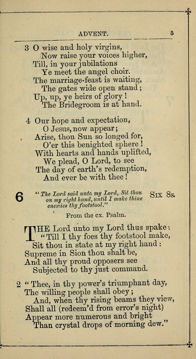 Hymnal: according to the use of the Protestant Episcopal Church in the United States of America : Revised edition (1874) page 20