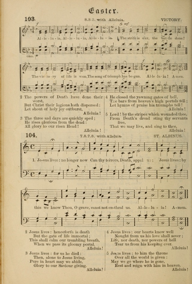 Hymnal and Canticles of the Protestant Episcopal Church with Music (Gilbert & Goodrich) page 100