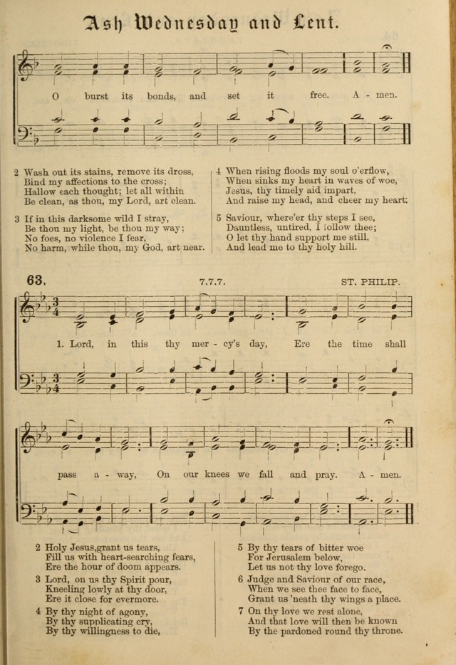 Hymnal and Canticles of the Protestant Episcopal Church with Music (Gilbert & Goodrich) page 65