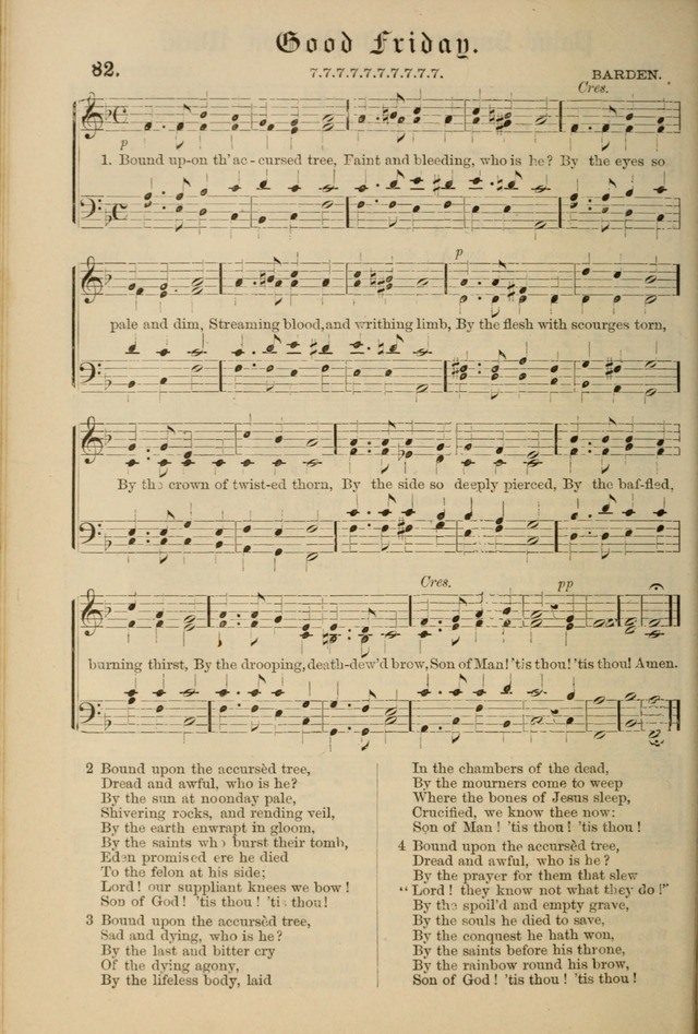 Hymnal and Canticles of the Protestant Episcopal Church with Music (Gilbert & Goodrich) page 82