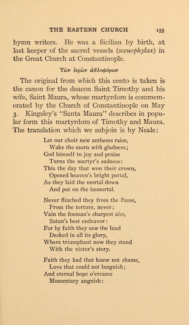 Hymns and Poetry of the Eastern Church page 150