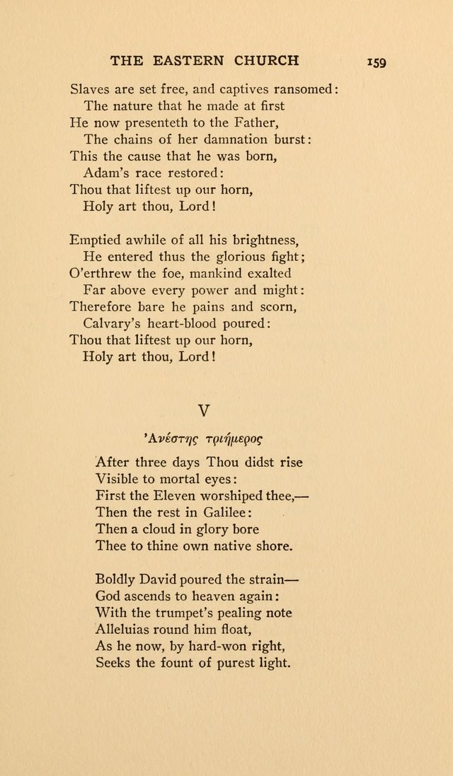 Hymns and Poetry of the Eastern Church page 154