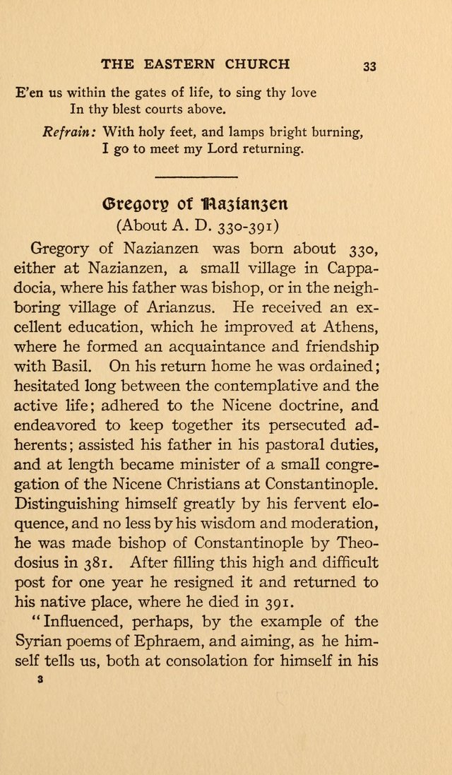 Hymns and Poetry of the Eastern Church page 20