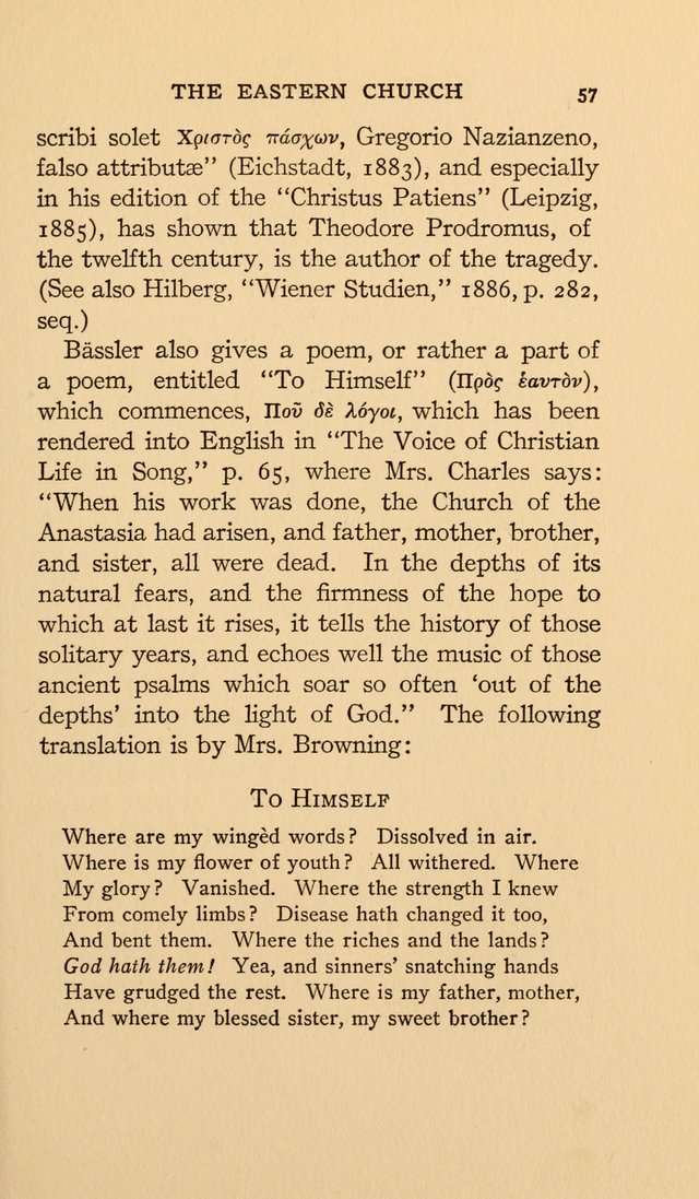 Hymns and Poetry of the Eastern Church page 44