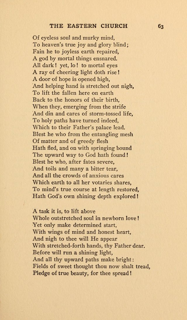 Hymns and Poetry of the Eastern Church page 52